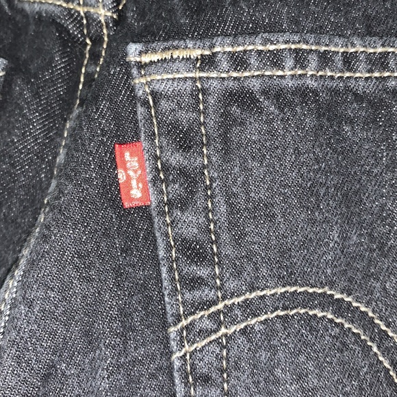 Vintage Y2K LEVI’S 569 Loose fit Wide-leg black Jean’s 31 relaxed fit boyfriend - Picture 13 of 13